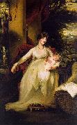 John Hoppner Lady Caroline Capel Holding her Daughter Harriet oil on canvas